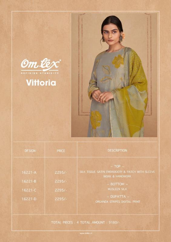 Omtex vittoria wholesale dress material online shopping in india